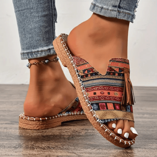 Mireille™ | Orthopedic Women's Sandals with Bohemian Print