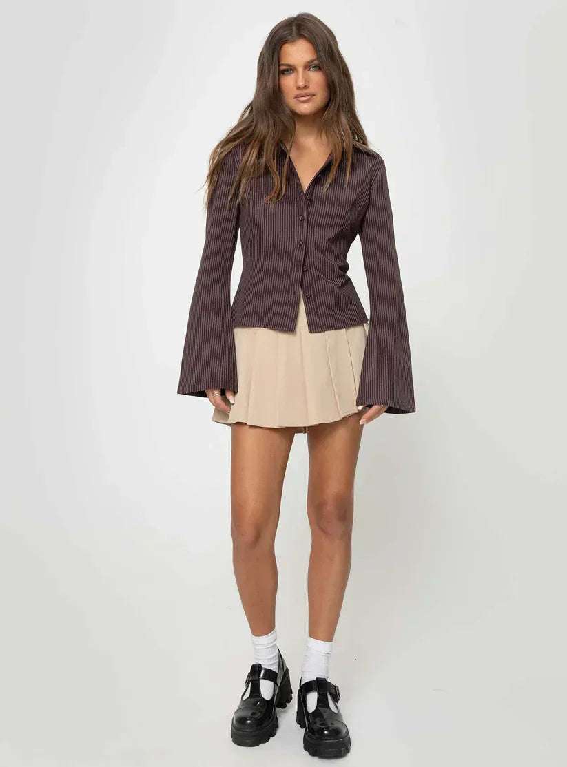Rachel Stylish Button-Up Top | Elegant Everyday Blouse