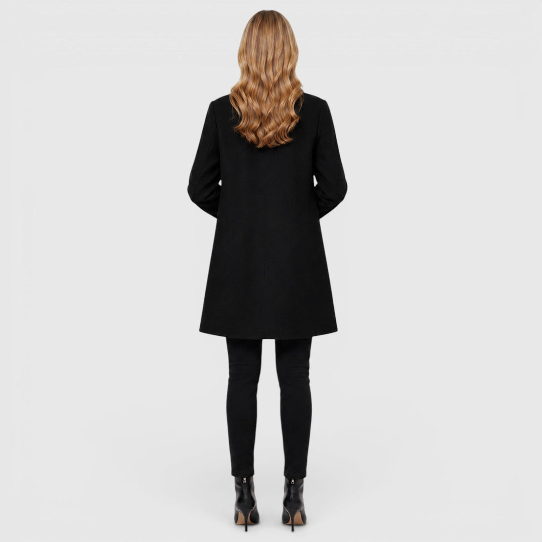 Women's Tailored Long Wool Blend Coat