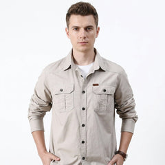 Leopold | Men's Long Sleeve Cargo Pocket Overshirt