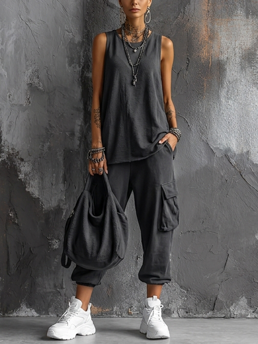 Jeannine | Casual Jogger Two-Piece Set