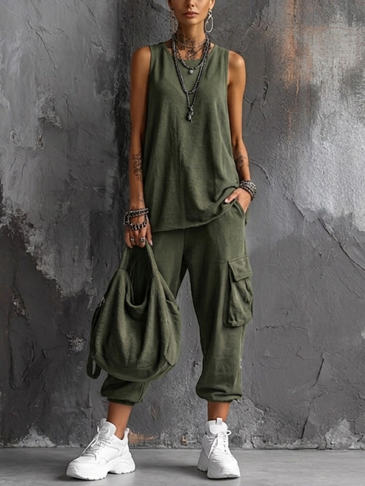Jeannine | Casual Jogger Two-Piece Set