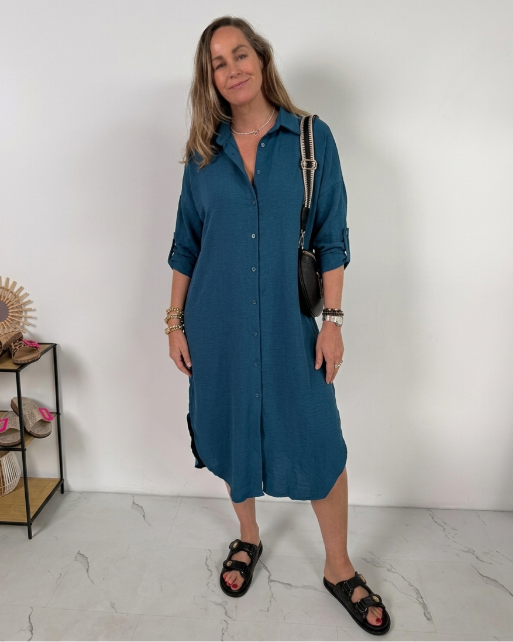 Marie | Oversized Shirt Dress