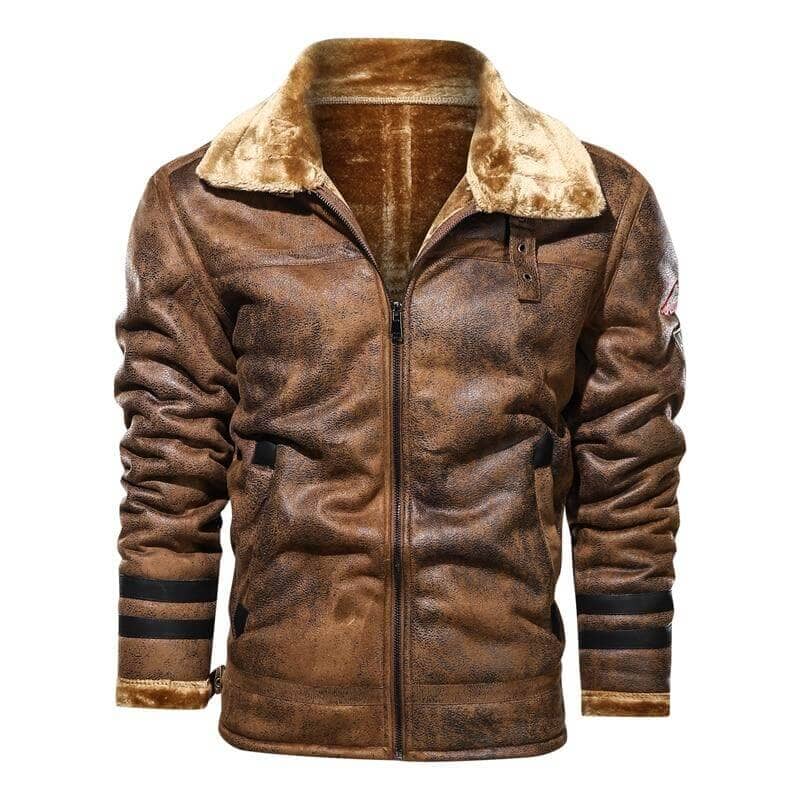 Clifford | Fur-Lined Leather Flight Jacket