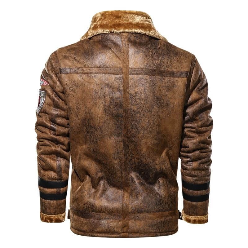 Clifford | Fur-Lined Leather Flight Jacket