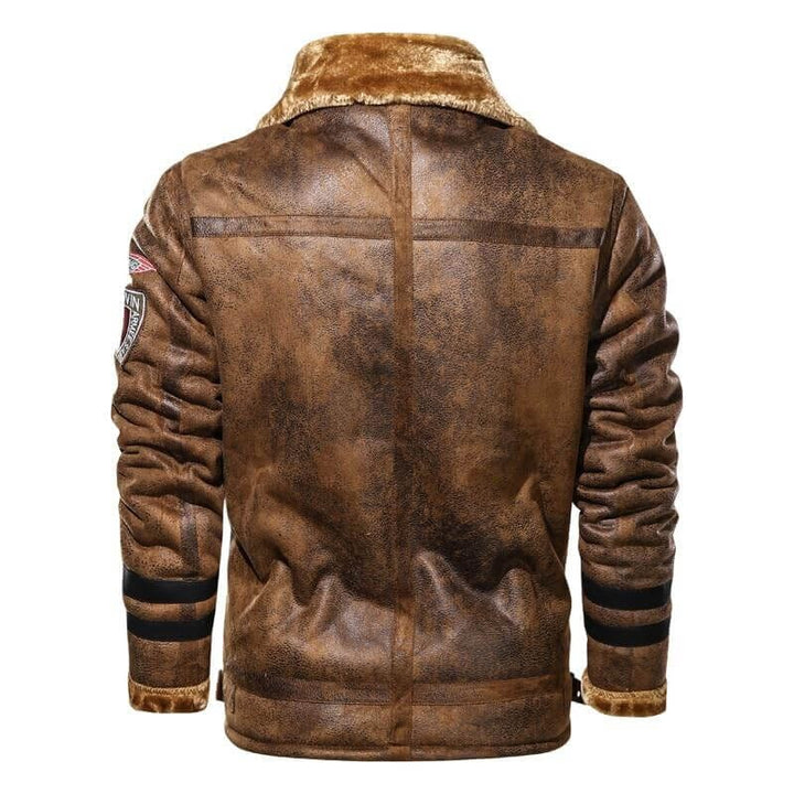 Clifford | Fur-Lined Leather Flight Jacket