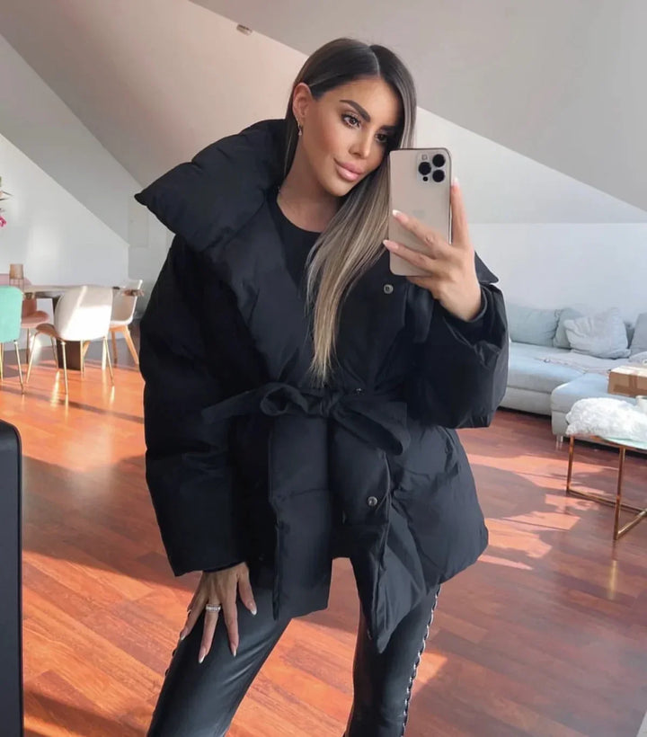 Women's Casual Quilted Puffer Winter Jacket