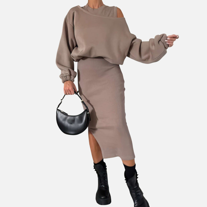 Éliane | Off-shoulder Skirt Set