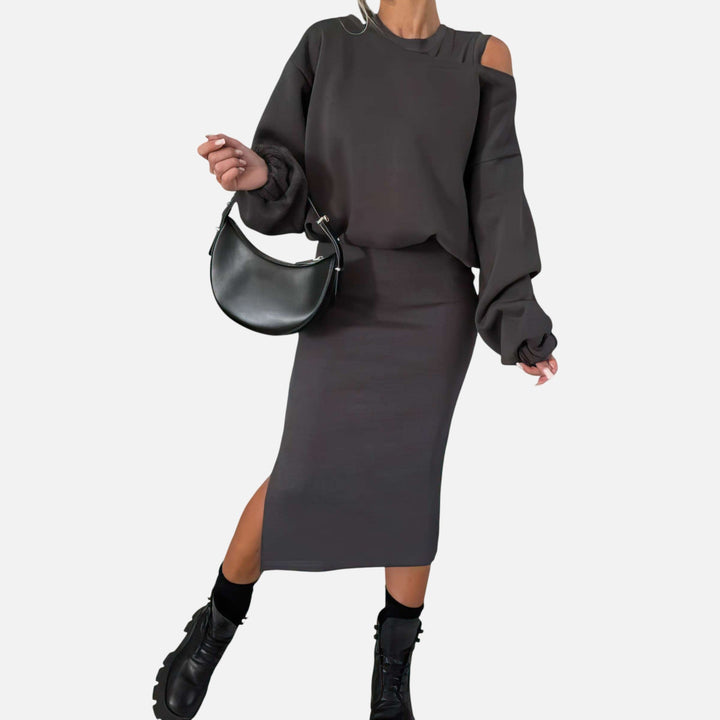 Éliane | Off-shoulder Skirt Set