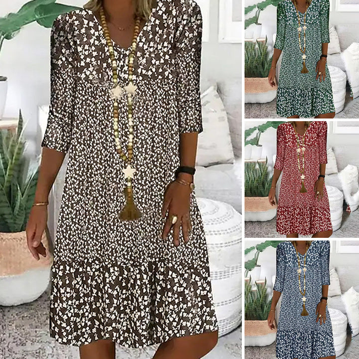 Gabrielle | Relaxed Tiered Midi Dress