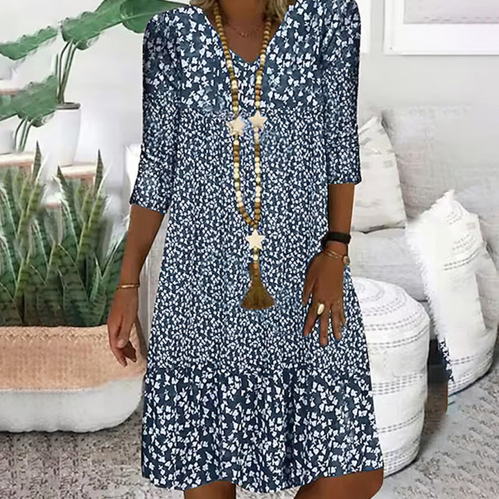 Gabrielle | Relaxed Tiered Midi Dress