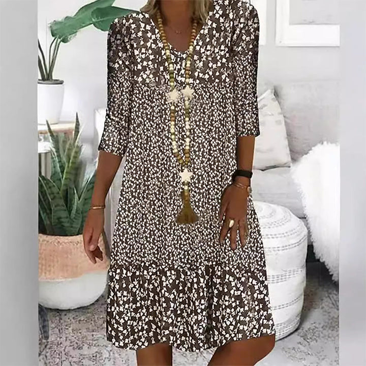 Gabrielle | Relaxed Tiered Midi Dress