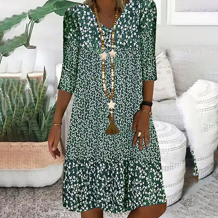 Gabrielle | Relaxed Tiered Midi Dress