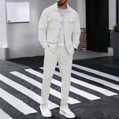 Laurent | Men's Overshirt and Straight-Leg Trouser Set