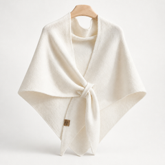 Caroline | Women's Wool Knit Neck Triangle Scarf