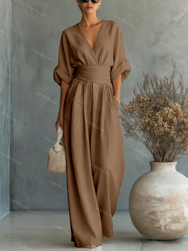 Isadora | V-Neck Jumpsuit