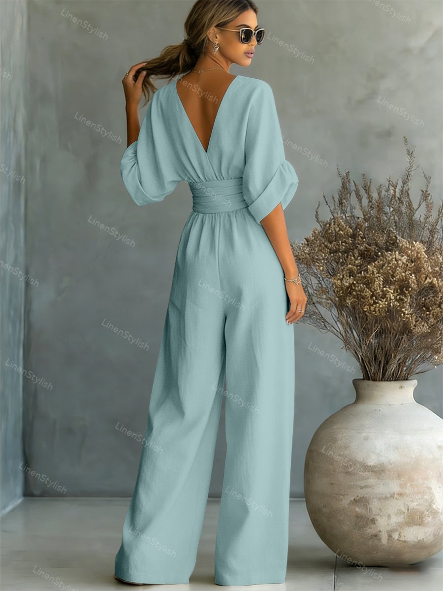Isadora | V-Neck Jumpsuit