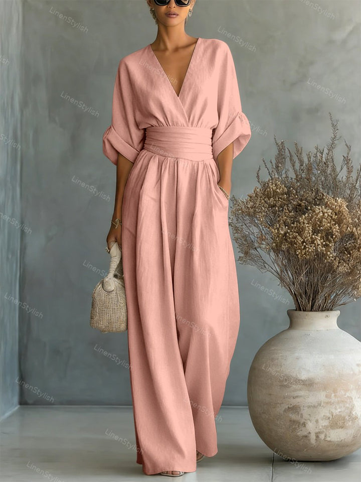 Isadora | V-Neck Jumpsuit