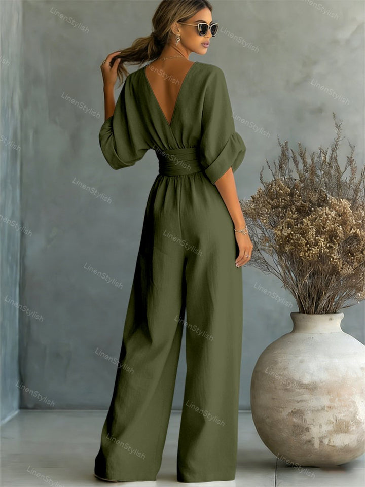 Isadora | V-Neck Jumpsuit