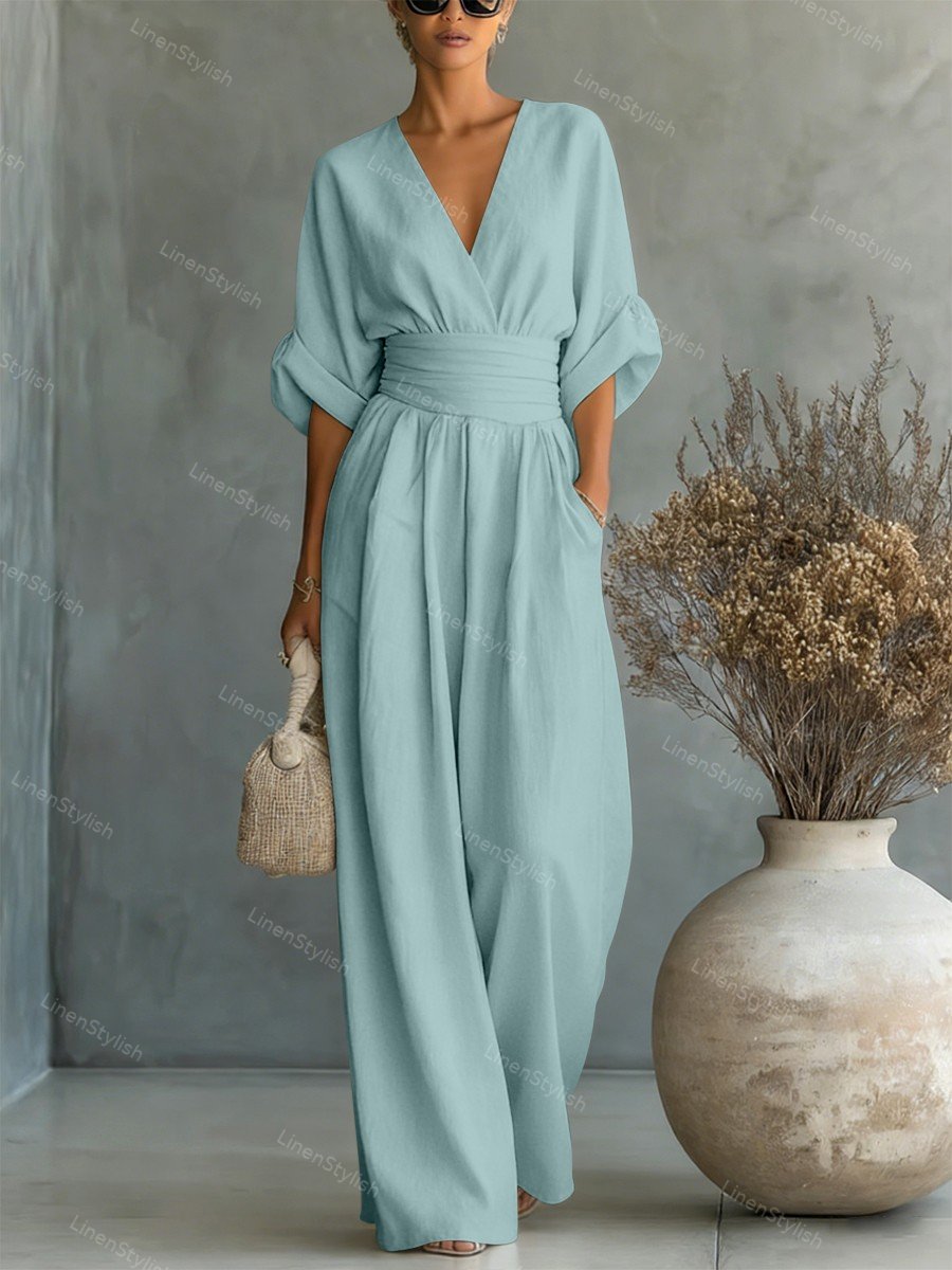 Isadora | V-Neck Jumpsuit