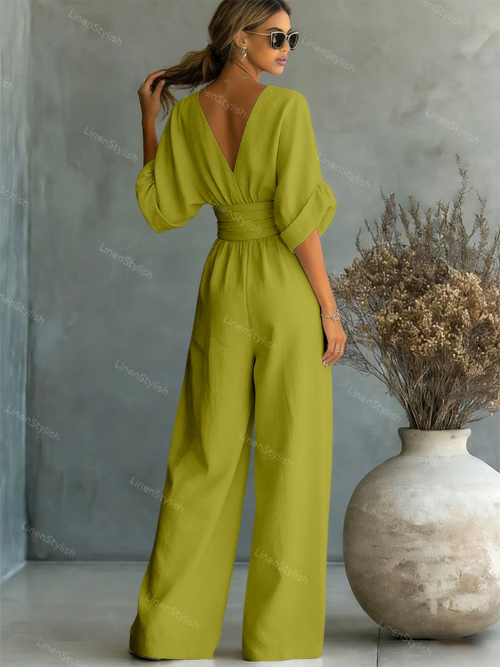 Isadora | V-Neck Jumpsuit