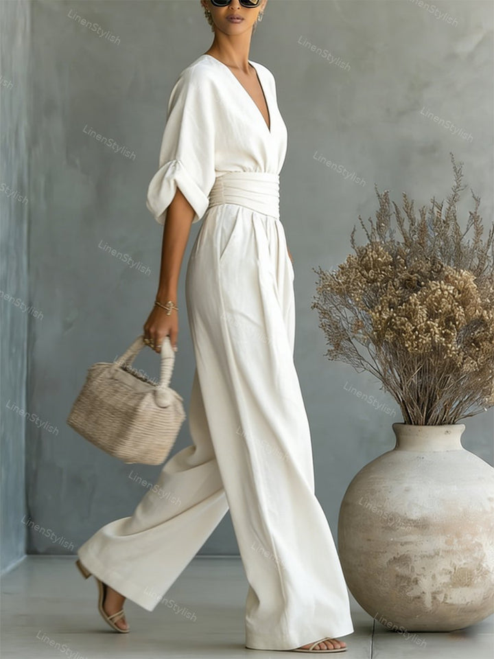 Isadora | V-Neck Jumpsuit