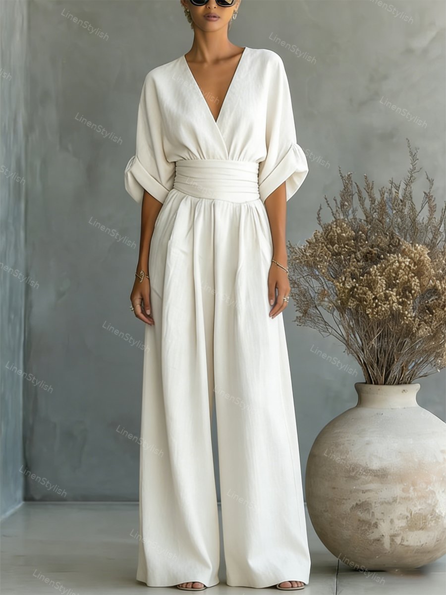 Isadora | V-Neck Jumpsuit
