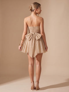 Magdalena | Women's Sparkly A Line Mini Christmas Party Dress