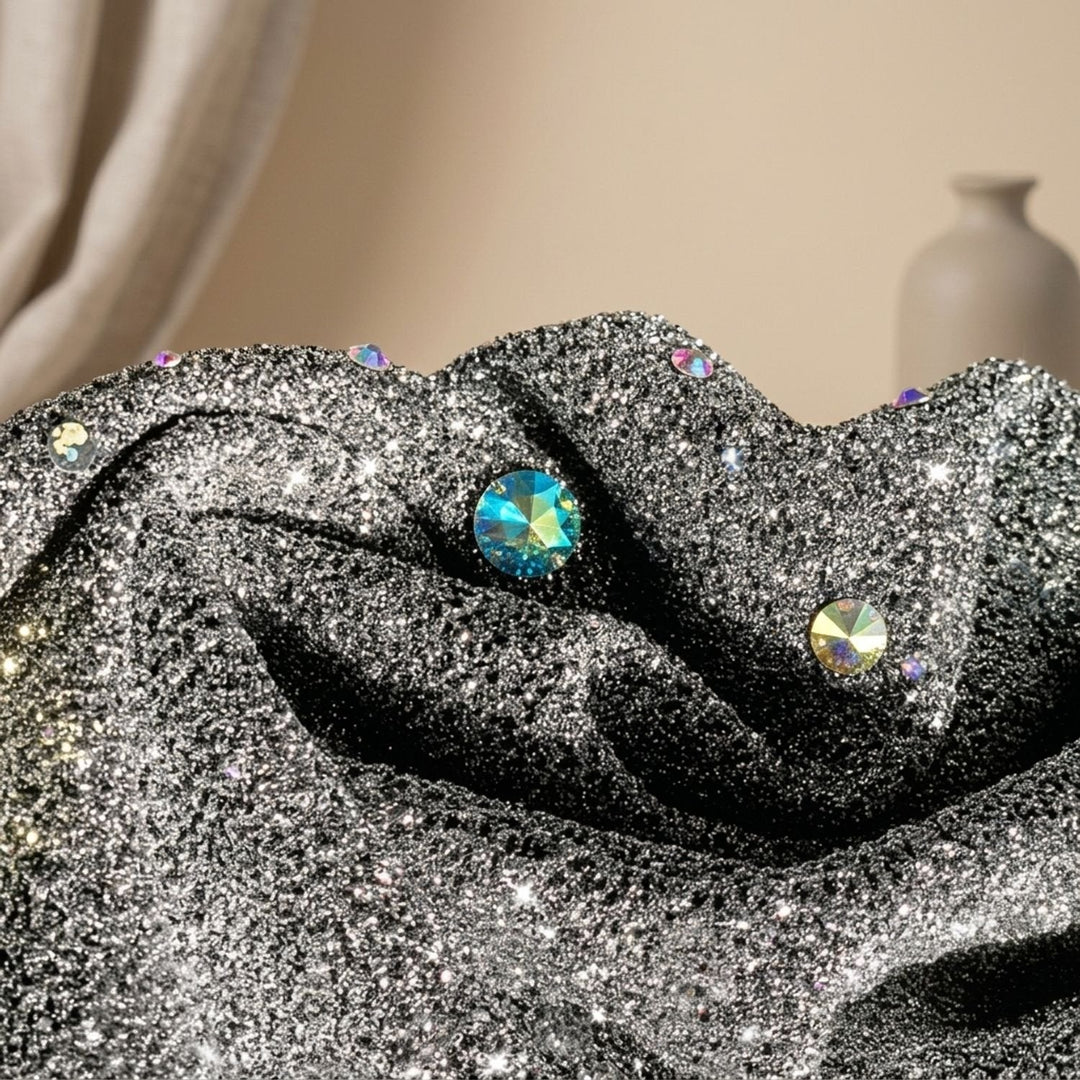 Women's Stylish Sparkly Long Sleeve Christmas Party Dress