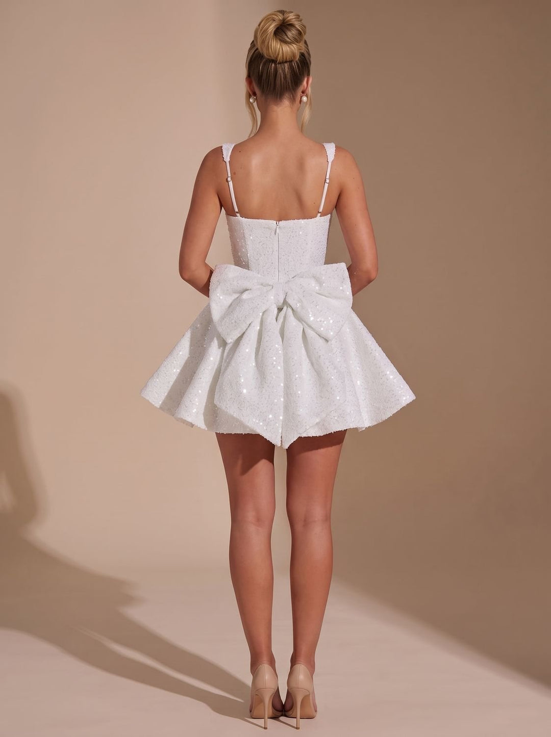 Women's Sequin A Line Mini Christmas Party Dress