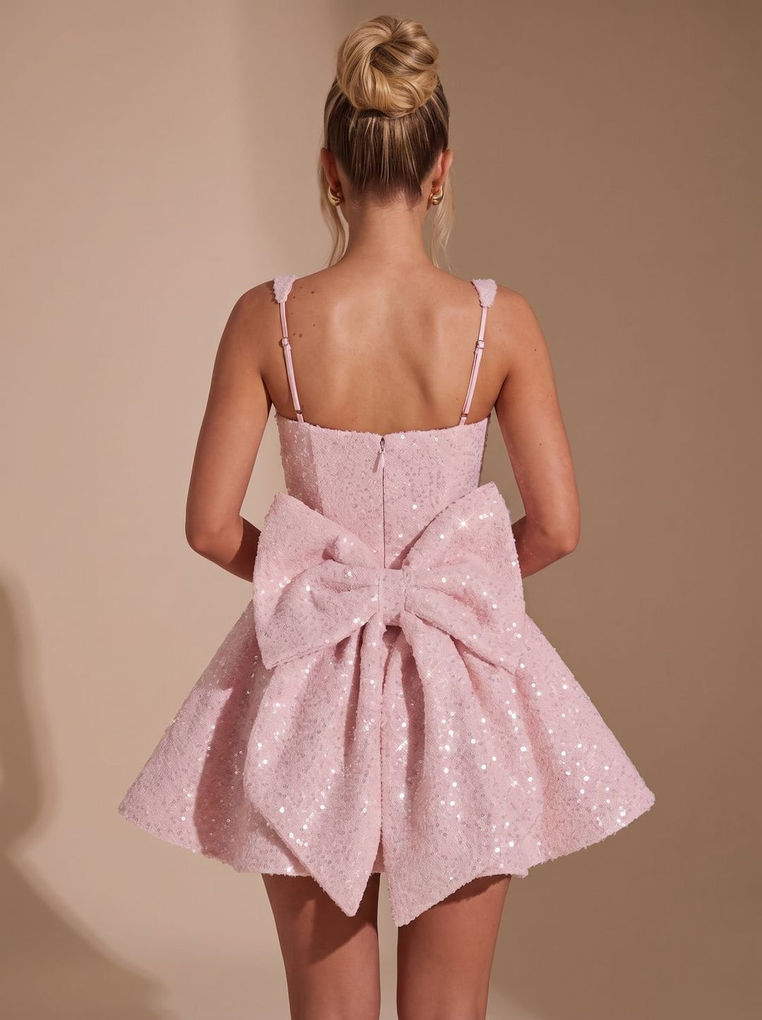 Women's Sequin A Line Mini Christmas Party Dress