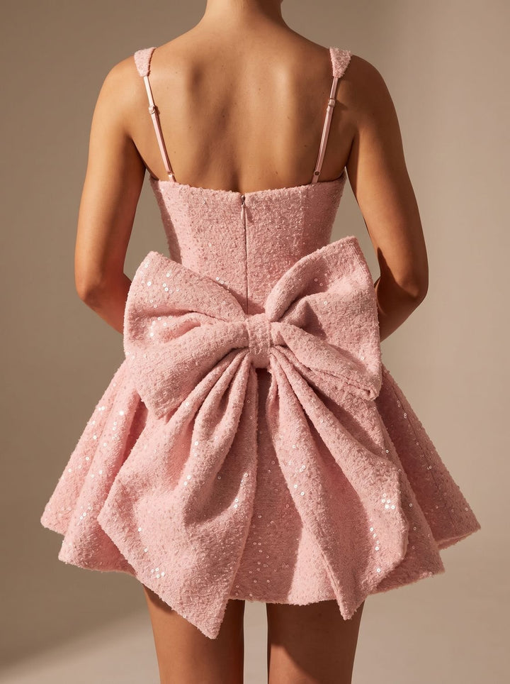 Women's Sequin A Line Mini Christmas Party Dress