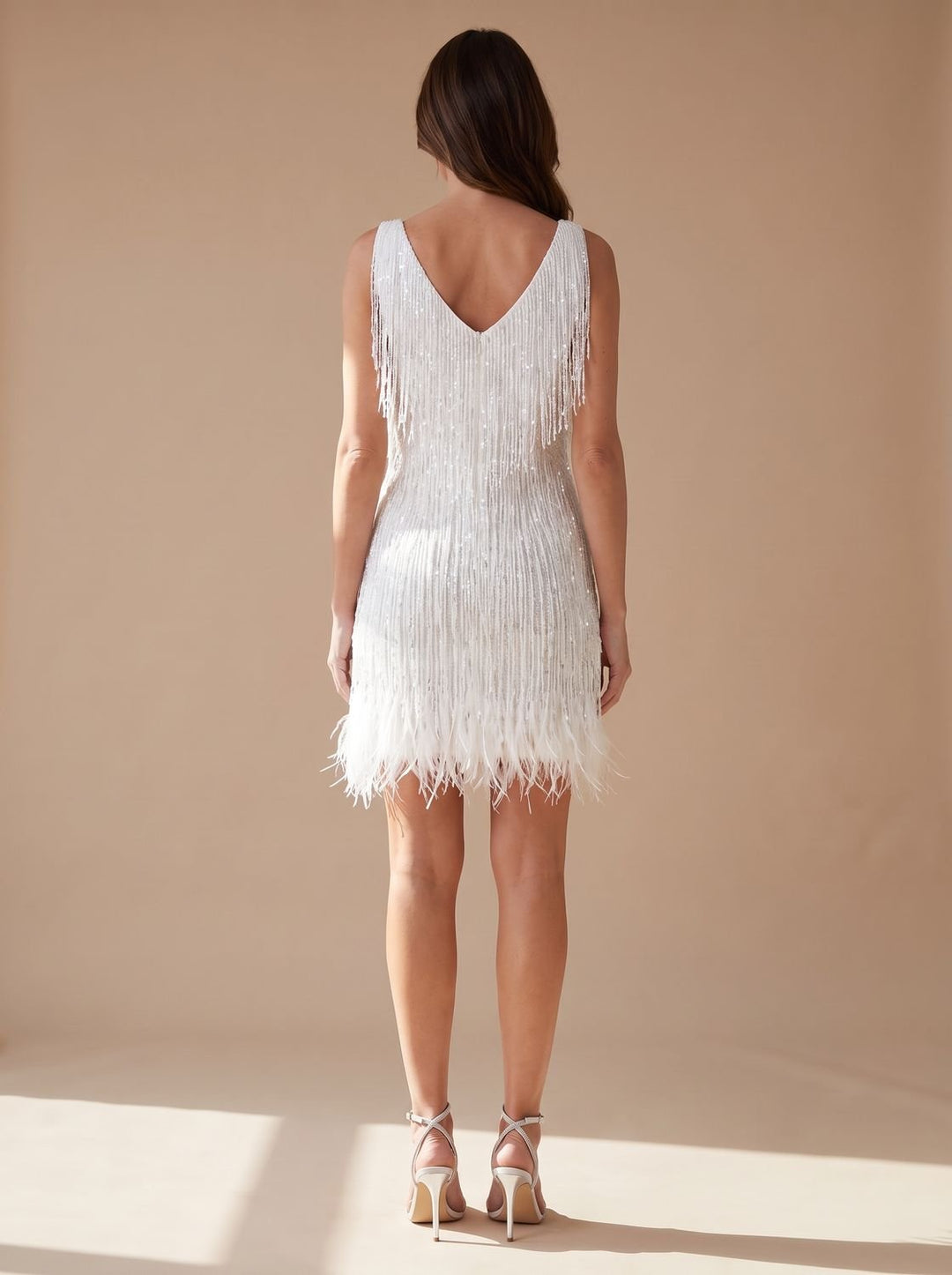 Women's Sparkly Mini Christmas Party Dress