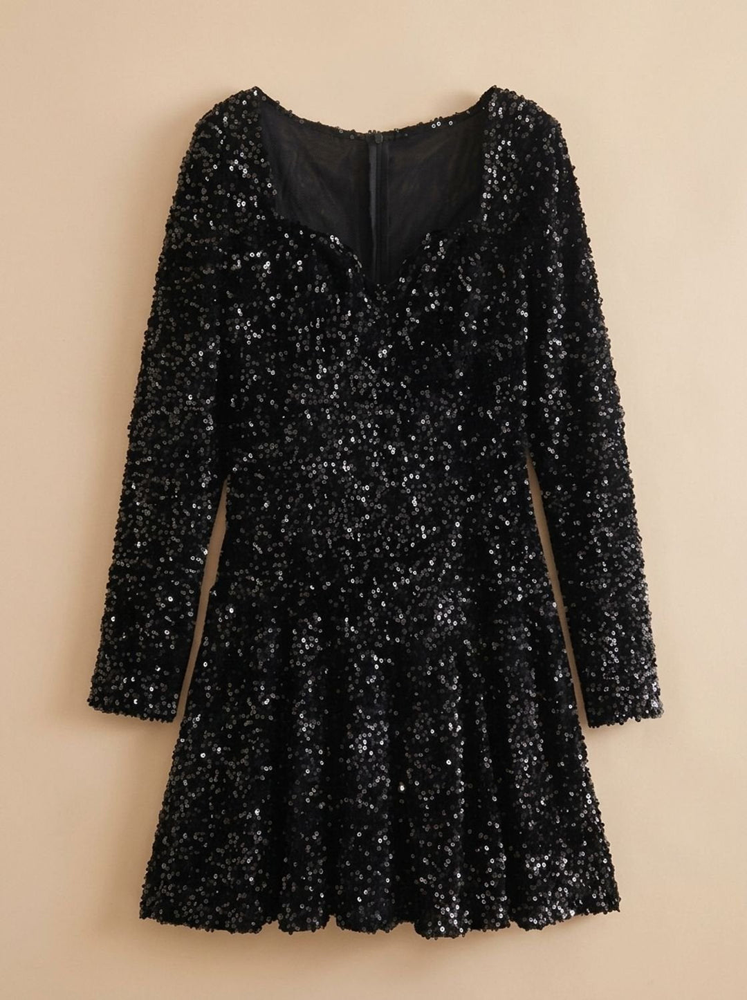 Women's Stylish Sequin Mini Christmas Party Dress