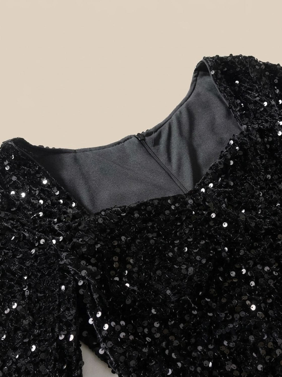 Women's Stylish Sequin Mini Christmas Party Dress