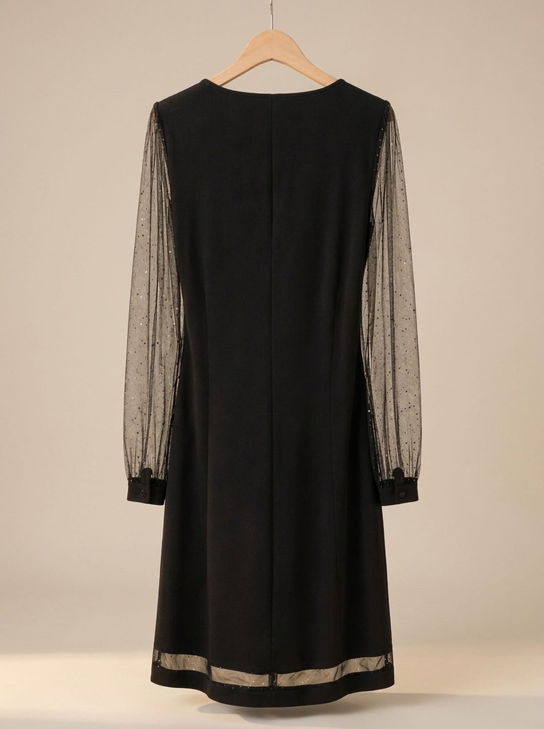 Women's Sparkly Long Sleeve Mini Christmas Party Dress