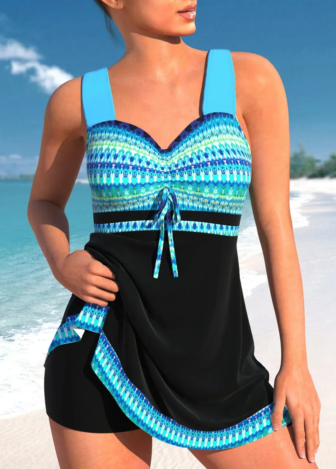 Valeriane |  Belly-Covering Swim Set