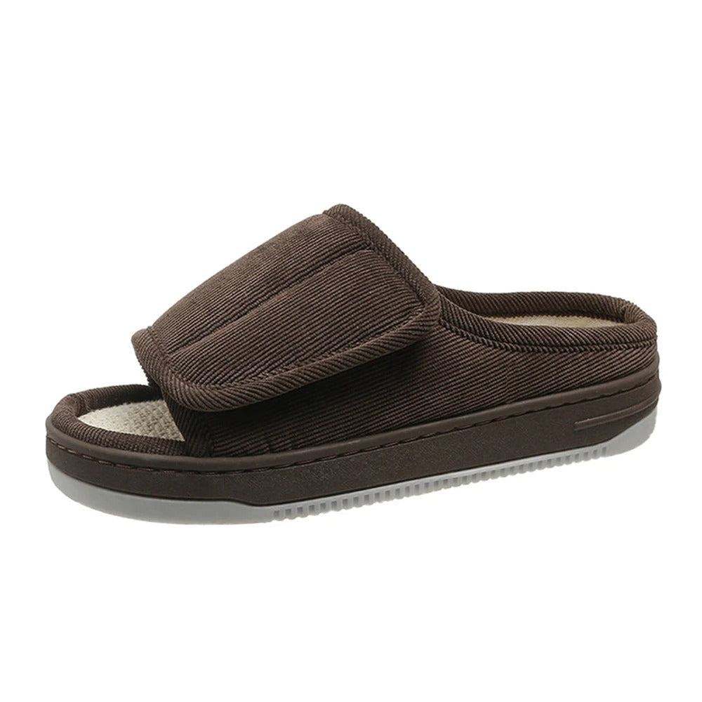 Women's Casual Indoor Orthopedic Slippers - Brown