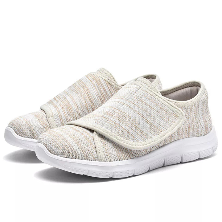 Women's Casual Wide Fit Slippers - Beige